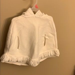 Girls sweater cape